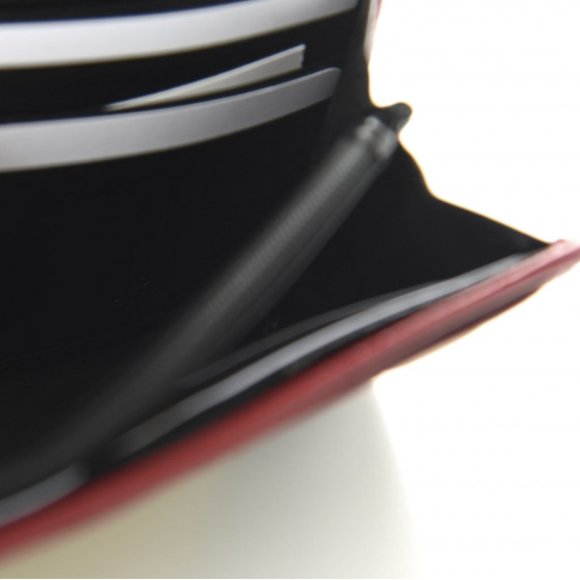 GUCCI GG Marmont Continental Wallet with Red Trim new in box - Picture 8 of 9